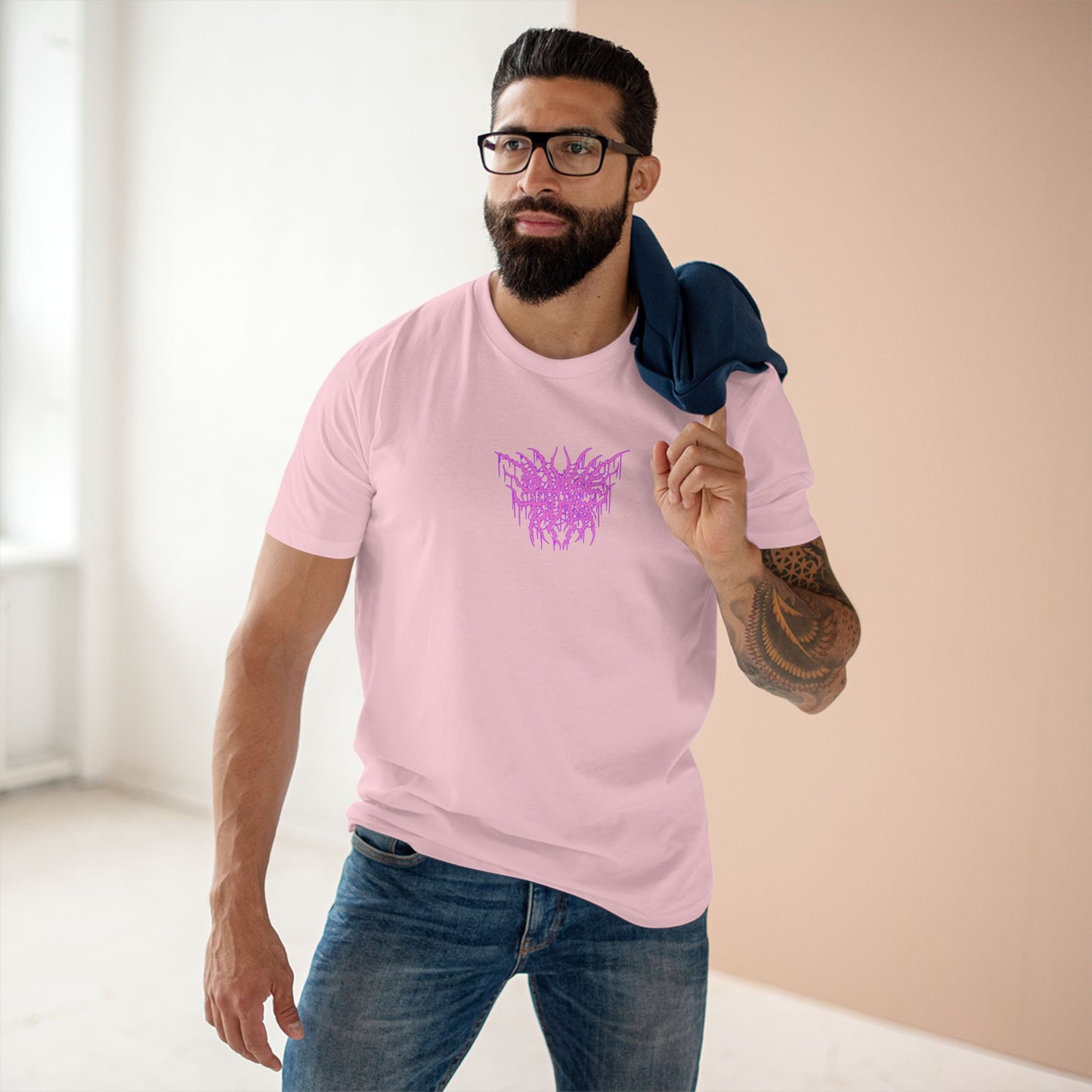 SG logo PINK Men's Staple Tee