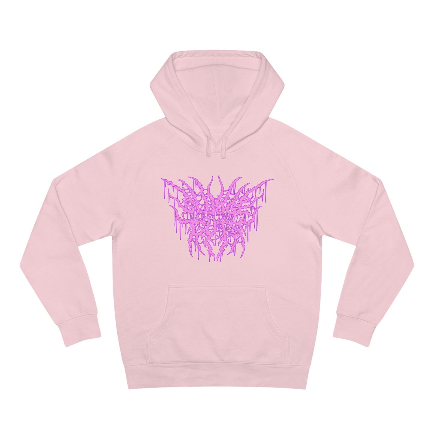 DEATH LOGO HOODIE - PINK