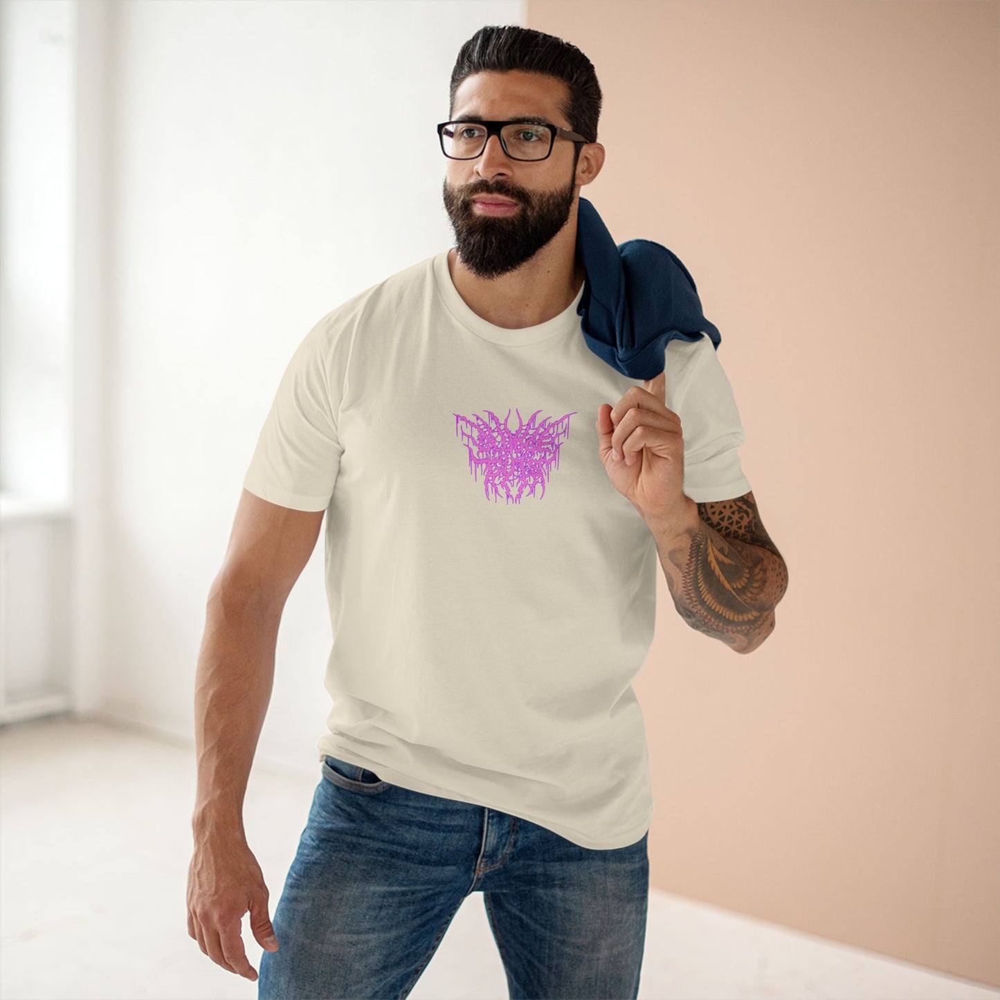 SG logo PINK Men's Staple Tee