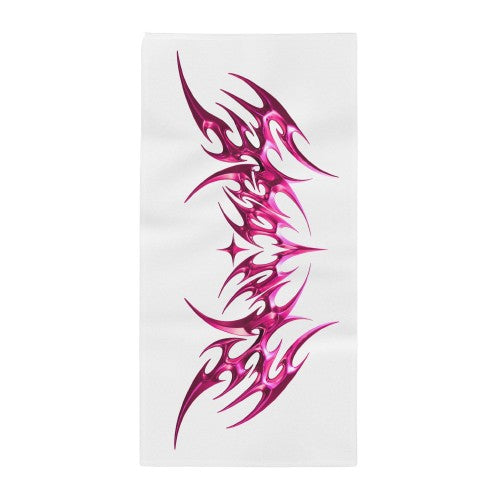 Cyber Sludge Logo Pink Beach towel